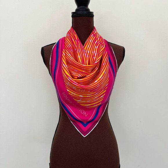 New Louis Vuitton Scarf Monogram Alma Bag Silk Wrap - Picture 14 of 14